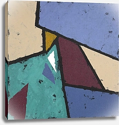 Постер Simple Abstract. TAS Studio by MaryMIA Stained glass. Geometrical puzzle 9