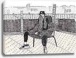 Постер анже.ли на крыше