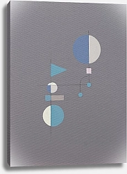 Постер Geometric Abstract by MaryMIA Brown geometry balance 3