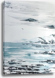 Постер Мария Роскош Абстрактный морской пейзаж картина акрилом 