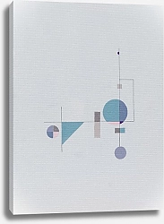 Постер Geometric Abstract by MaryMIA Grey geometry balance 3