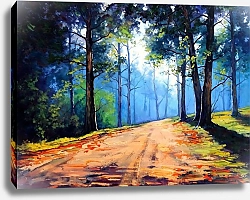 Постер Сергей Гундоров Лесная дорога