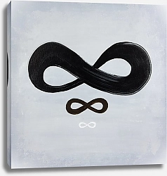 Постер Simple Abstract by MaryMIA Symbols. Double infinity