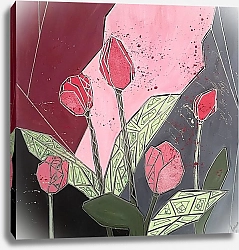 Постер Лена Лангер Тюльпаны