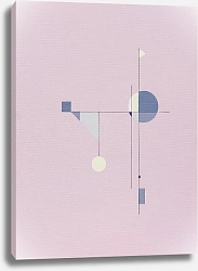 Постер Geometric Abstract by MaryMIA Pink geometry balance