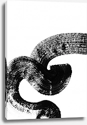 Постер Евгения Бельмесова 01.09. Черно-белая абстракция из двух частей. Часть 1.