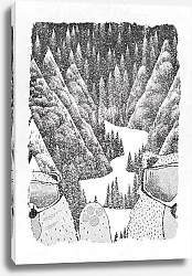 Постер forestpunk Сноуборд и Фрирайд