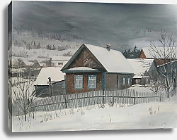 Постер Tatyana Konstantinova Снегопад. Ширяево