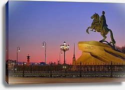 Постер Юрий Дегтярёв Санкт-Петербург. Памятник Петру Первому на Сенатской площади.