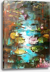Постер Лилия Салихова Картина кувшинки Медитация