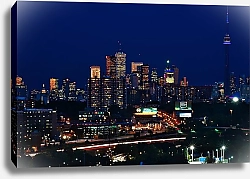 Постер Тен Сергей Канада. Панорама центральной части Торонто