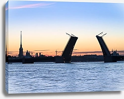 Постер Юрий Дегтярёв Санкт-Петербург. Дворцовый мост.