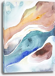 Постер Abstract Series by MaryMIA Rainbow vibe. Melting rainbow 1