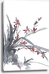 Постер Татьяна Сергеева Шепот лепестков красной орхидеи