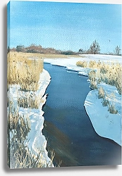 Постер Tatyana Konstantinova Зимняя река