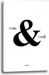 Постер ArtPoster i can & i will