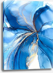 Постер The.Abstract.Ink by Tati Синий ирис 1