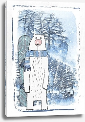 Постер forestpunk Зимние Игры и Сумасшедшие Медведи