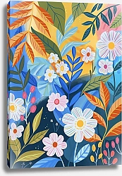 Постер Лариса Ермолаева Цветы. Летний полдень