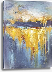Постер Abstract Series by MaryMIA Сolour energy. Golden waterfall