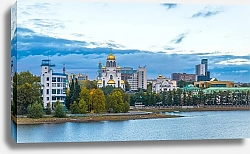 Постер Юрий Дегтярёв Екатеринбург. Набережная реки Исеть.