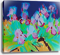 Постер olies Ирисы в саду