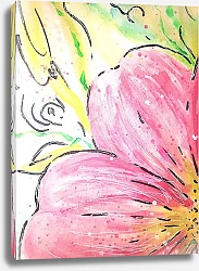 Постер Литвинова Наталья Тюльпан акварелью (часть1)