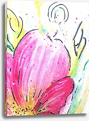 Постер Литвинова Наталья Тюльпан акварелью (часть2)
