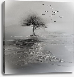 Постер Инна Гаджала Дерево и птицы