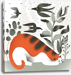 Постер Анна Храмцова Сон-кот