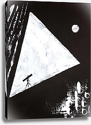 Постер Art Series by MaryMIA Black&White fantasies.  Telescope