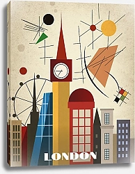 Постер Berka London through the eyes of Kandinsky
