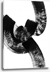 Постер Евгения Бельмесова 01.09. Черно-белая абстракция из двух частей. Часть 2.