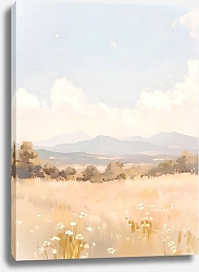 Постер Дарья Воробьева Горы в дымке