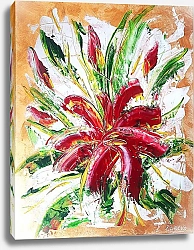 Постер Литвинова Наталья Алый цветок