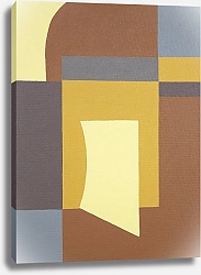 Постер Geometric Abstract by MaryMIA Geometry. Shades of brown. Palette 3
