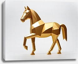 Постер olies Золотая лошадь