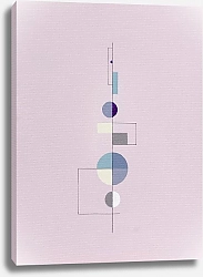 Постер Geometric Abstract by MaryMIA Pink geometry balance 2