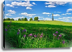 Постер Юрий Дегтярёв Бородинское поле и главный монумент.