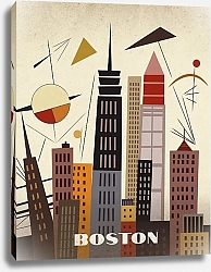 Постер Berka Boston through the eyes of Kandinsky