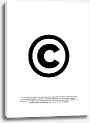 Постер Karybird Copyright symbol