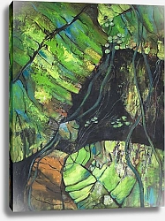 Постер Татьяна Грэй Джаз на воде: зеленые листья кувшинок