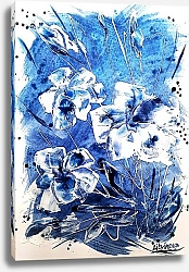 Постер Литвинова Наталья Цветы в монохроме