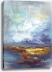 Постер Abstract Series by MaryMIA Сolour energy. Golden  sunset