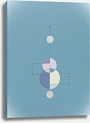 Постер Geometric Abstract by MaryMIA Green geometry balance