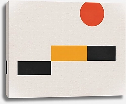 Постер olies Геометрическая композиция. Восход солнца