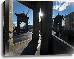 Постер Юрий Дегтярёв Санкт-Петербург. Мост Ломоносова через Фонтанку.