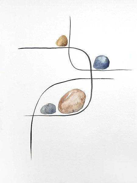 Balance. Lines and stones 9