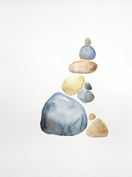 Harmony. Balancing stones