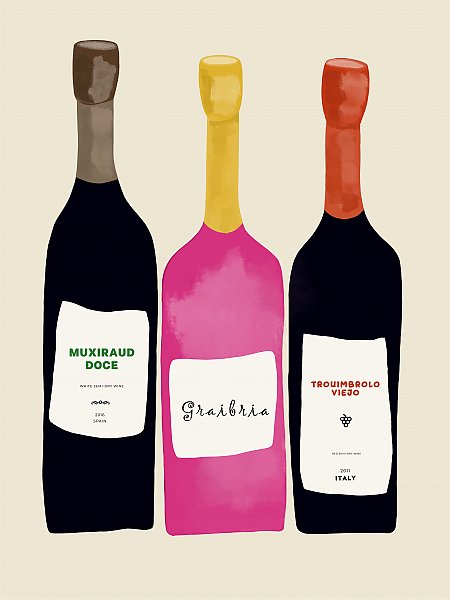 Different types of wine